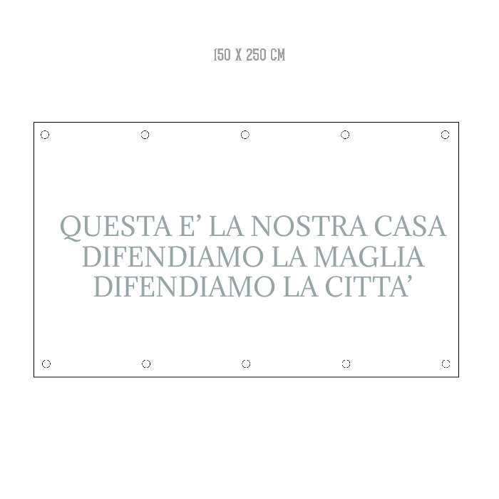 Banner striscione personalizzato in pvc occhiellato ( 100x75 )- banner personalizzabile con testo - foto - loghi - 100% Made in Italy