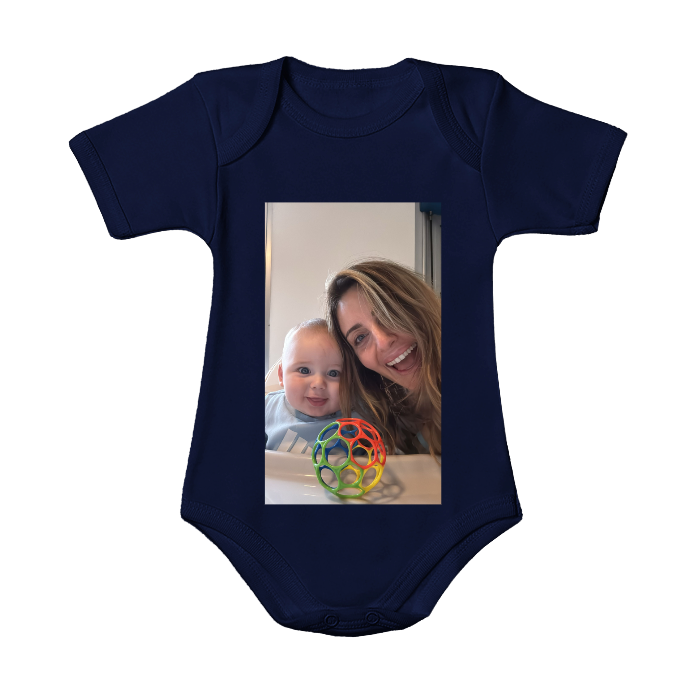 Body neonato cotone personalizzabile Neonato - Neonata con stampa personalizzata su richiesta 100% made in italy