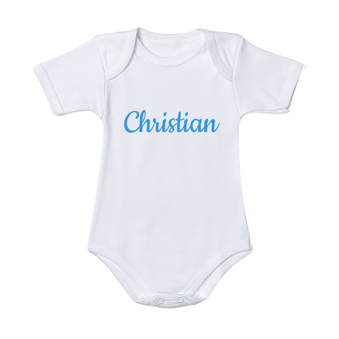 Body neonato cotone personalizzabile Neonato - Neonata con stampa personalizzata su richiesta 100% made in italy