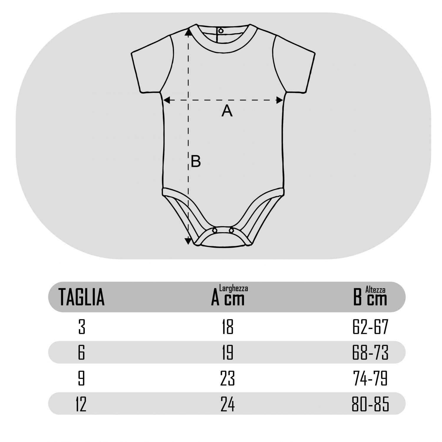 Body neonato cotone personalizzabile Neonato - Neonata con stampa personalizzata su richiesta 100% made in italy