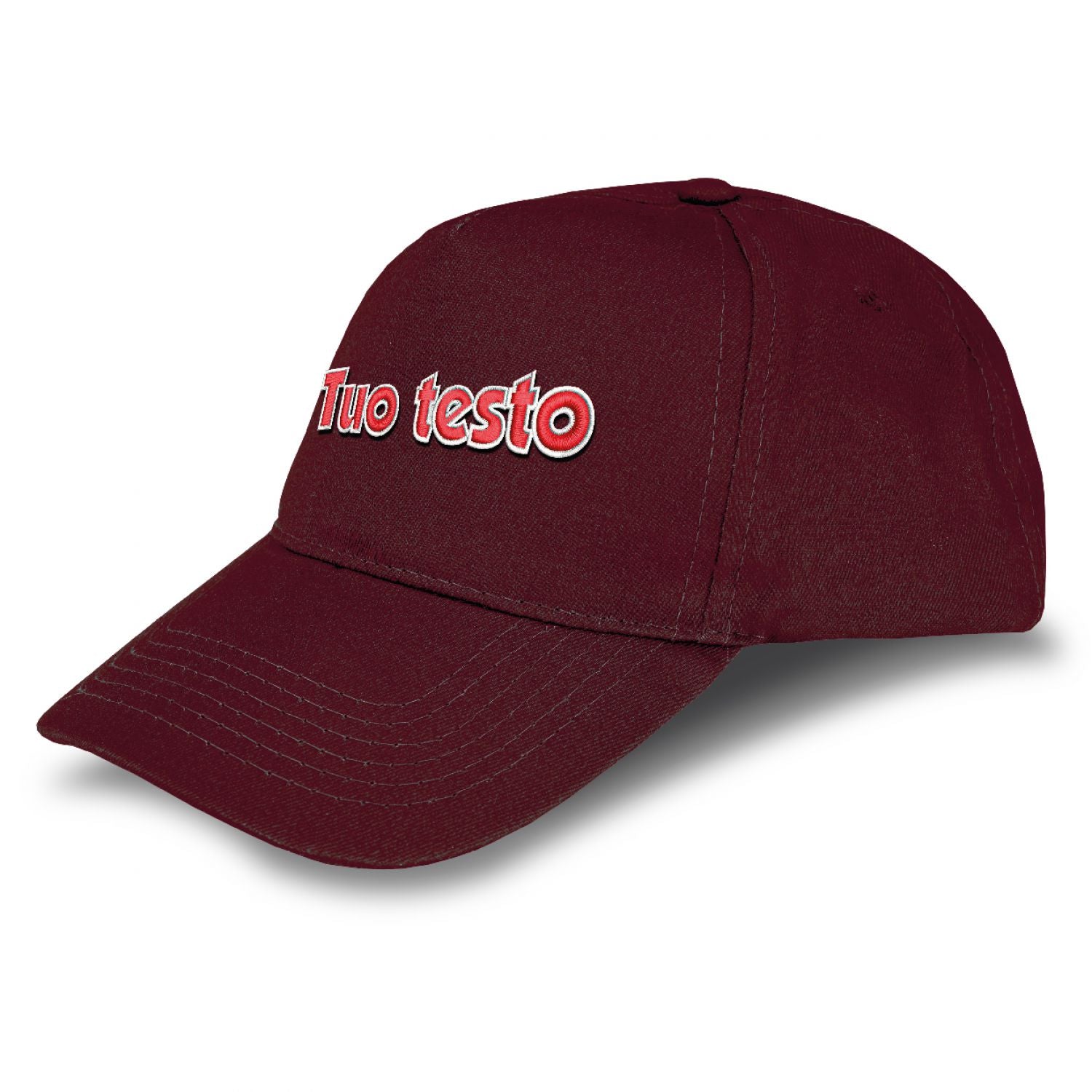 Cappello ricamato personalizzato - ricama il tuo cappello personalizzabile - 100% cotone - taglia unica - uomo-donna - ideale per feste, regalo, scuola, gite e uso quotidiano.