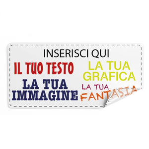 100 Adesivi trasparenti personalizzati, etichette personalizzate - adesivi trasparenti personalizzati con immagine , logo aziendale , foto , testo - 100% Made in Italy.