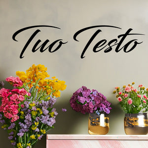 Adesivo da Muro Personalizzato - adesivi murali personalizzati - personalizza ora il tuo adesivo da muro con lettere , nomi o frasi _ 100% made in italy