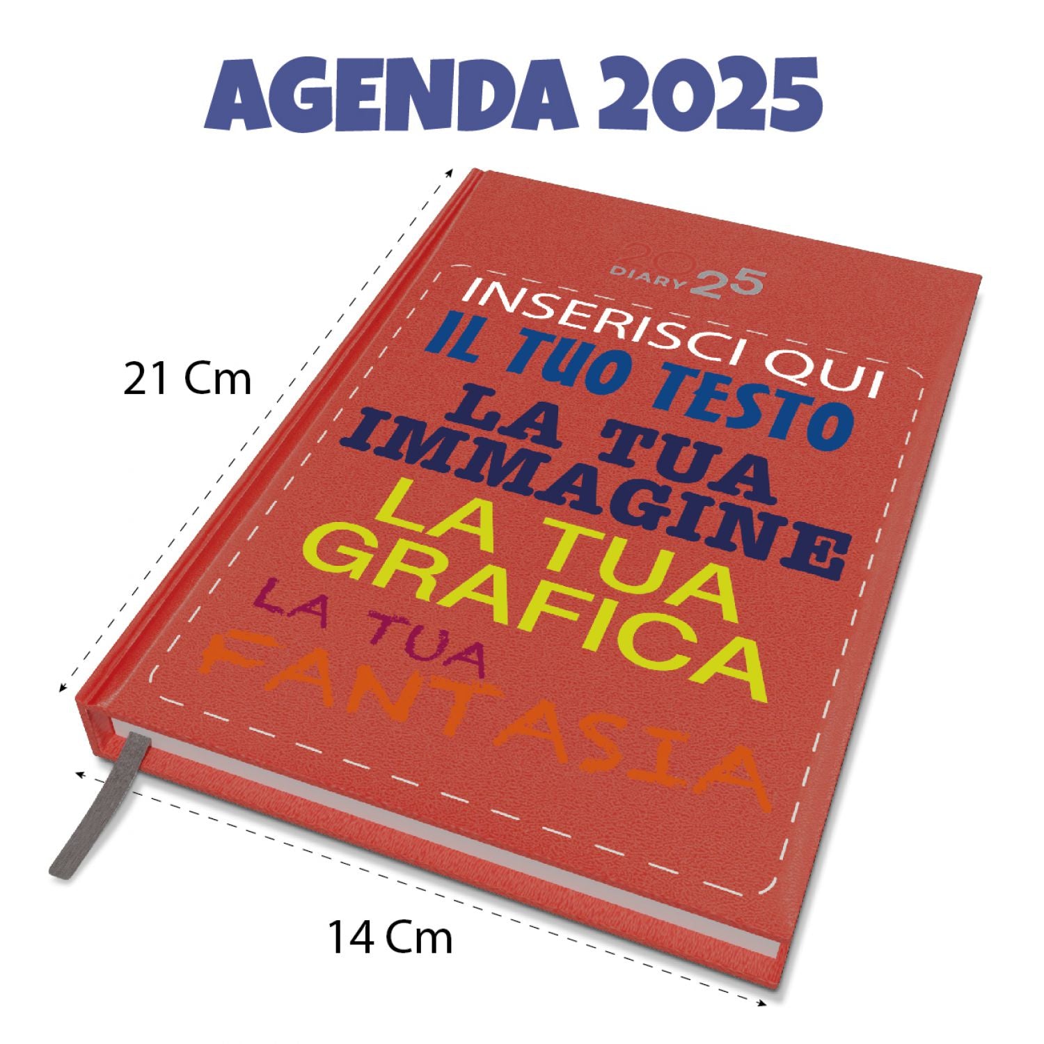 Gruppo veneziano - Agenda personalizzata 2025 - Personalizza ora la tua Agenda 2025 con Nomi , testo , logo - 100% made in italy