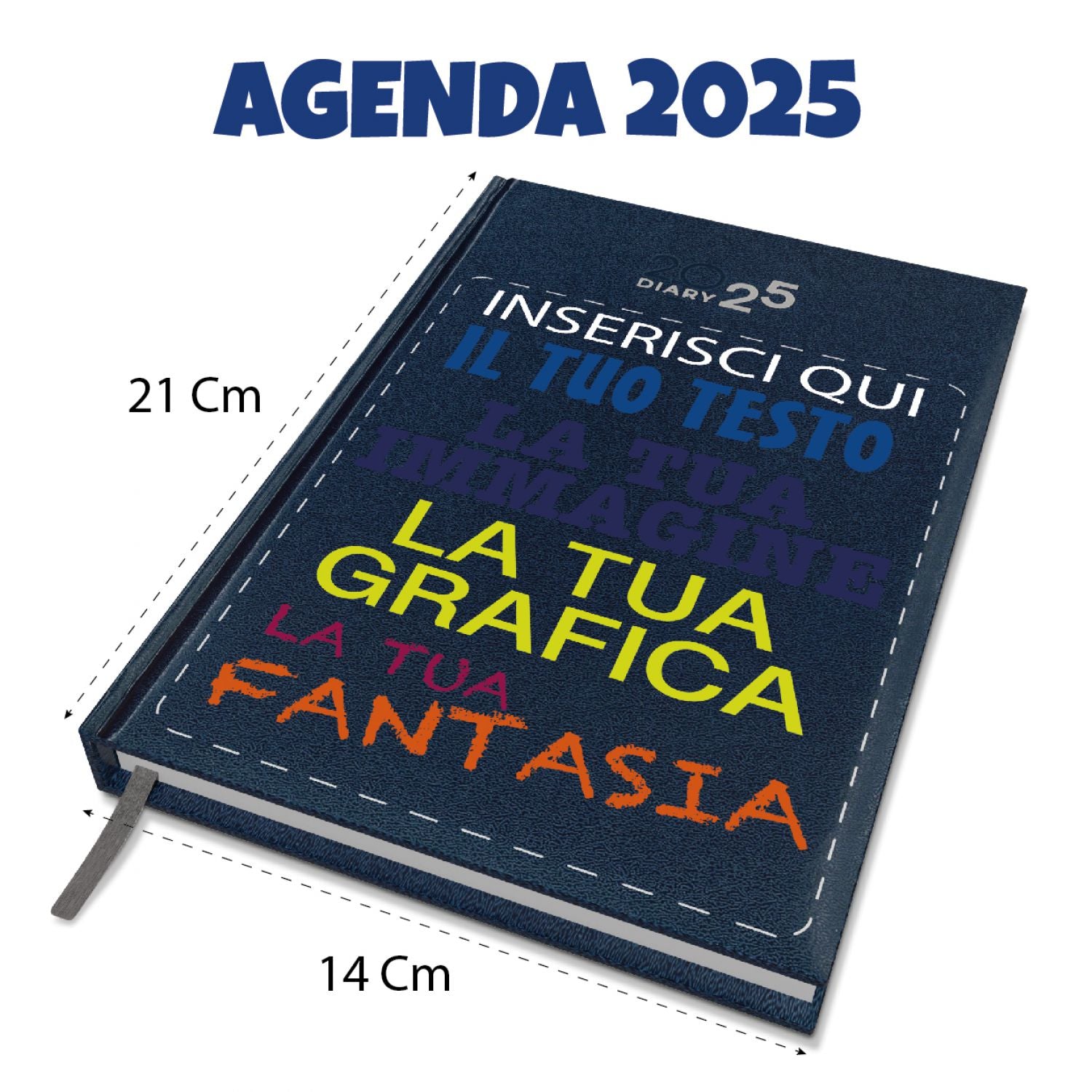 Gruppo veneziano - Agenda personalizzata 2025 - Personalizza ora la tua Agenda 2025 con Nomi , testo , logo - 100% made in italy