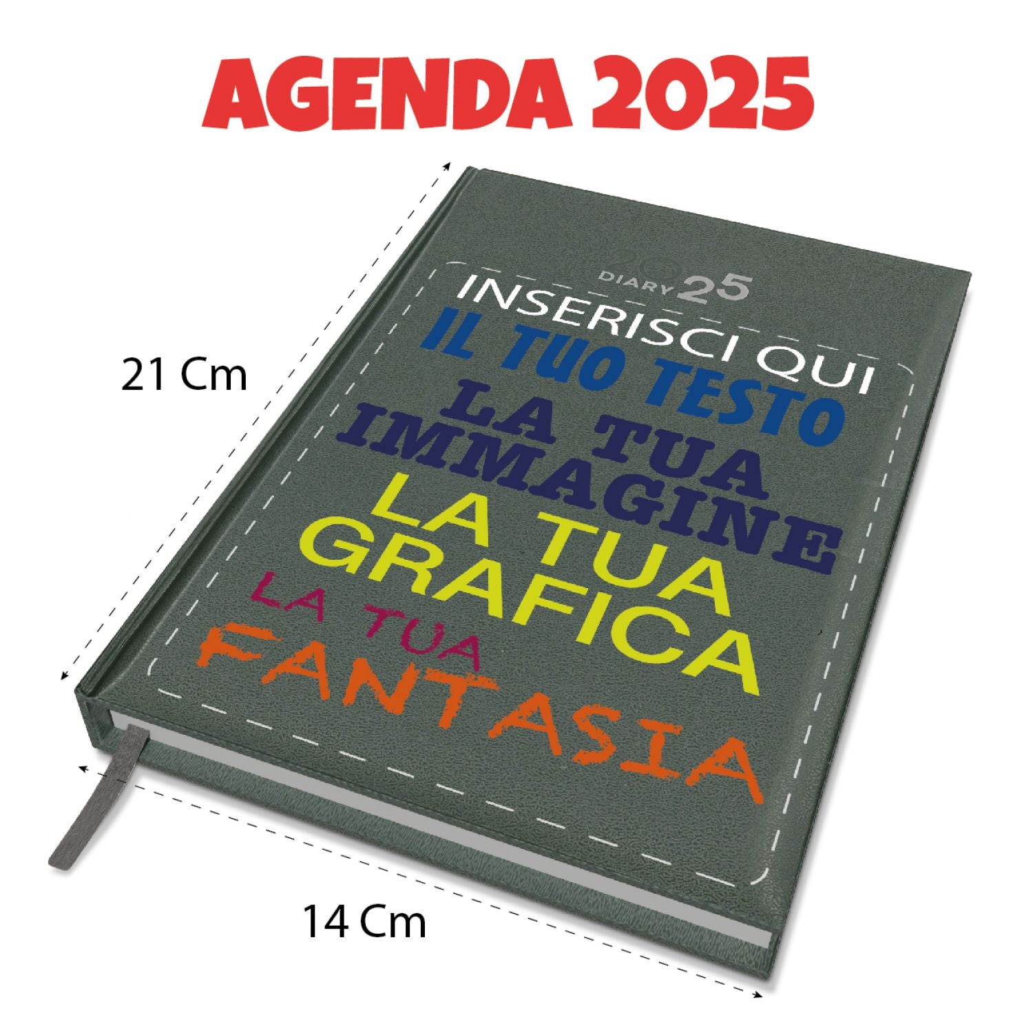 Gruppo veneziano - Agenda personalizzata 2025 - Personalizza ora la tua Agenda 2025 con Nomi , testo , logo - 100% made in italy