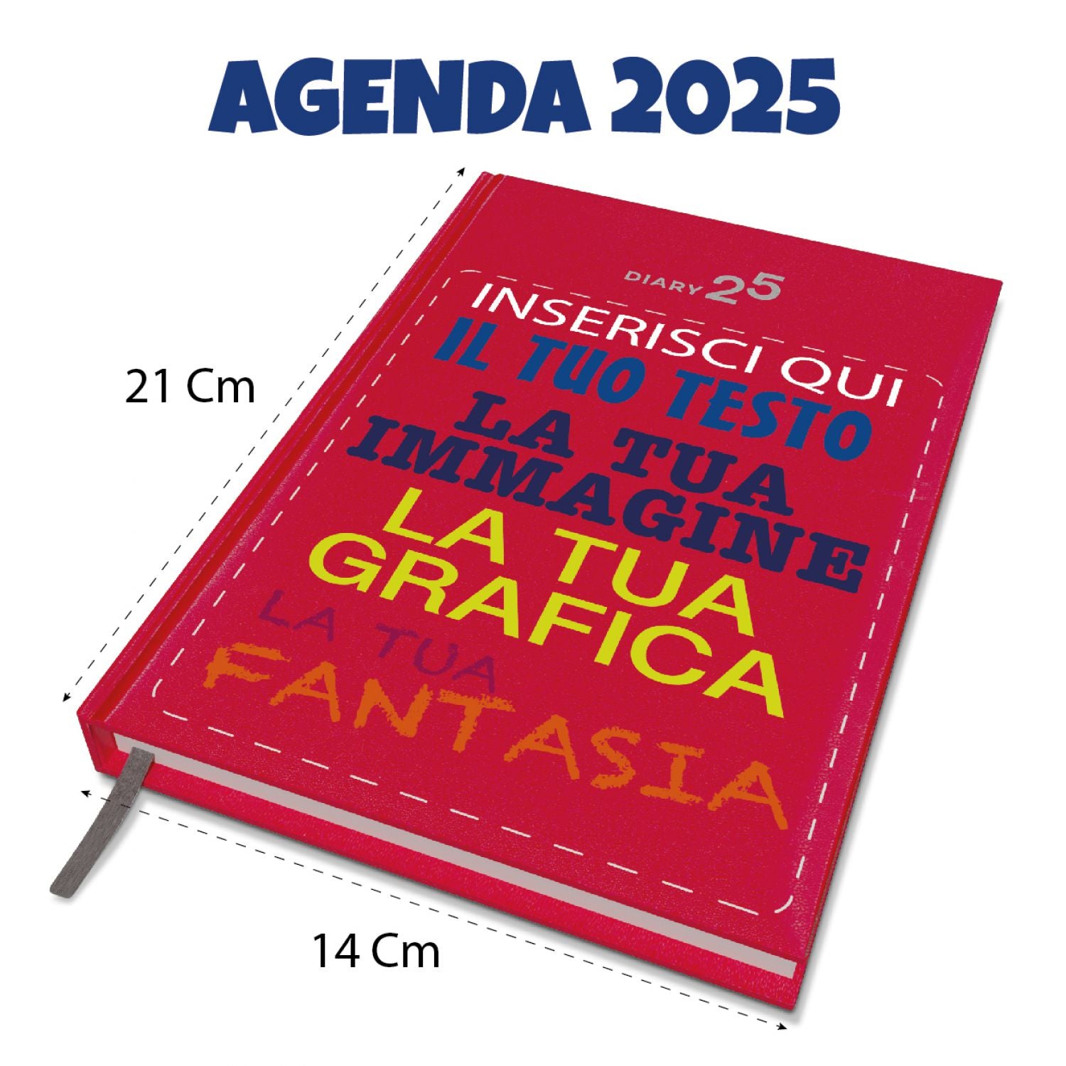 Gruppo veneziano - Agenda personalizzata 2025 - Personalizza ora la tua Agenda 2025 con Nomi , testo , logo - 100% made in italy