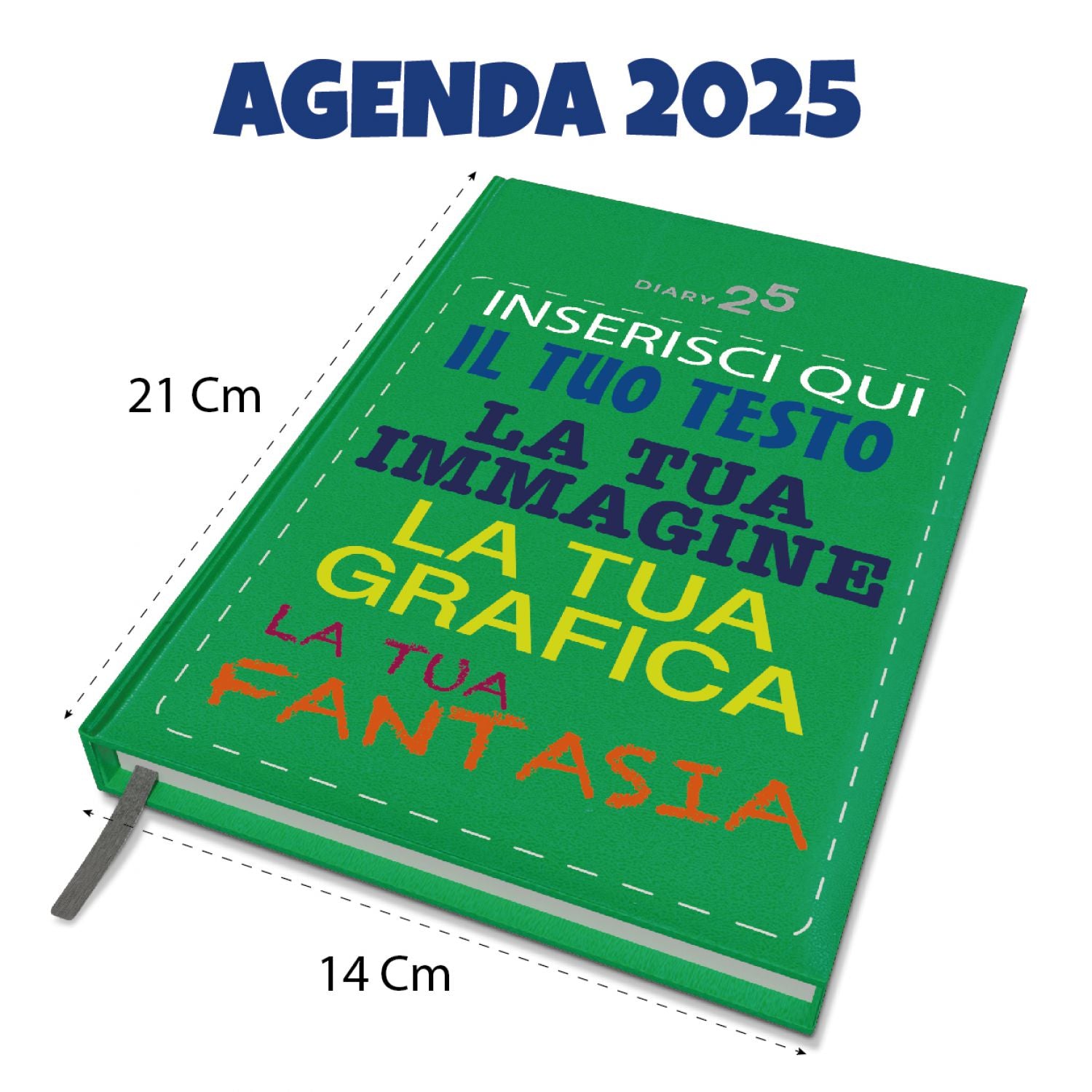 Gruppo veneziano - Agenda personalizzata 2025 - Personalizza ora la tua Agenda 2025 con Nomi , testo , logo - 100% made in italy