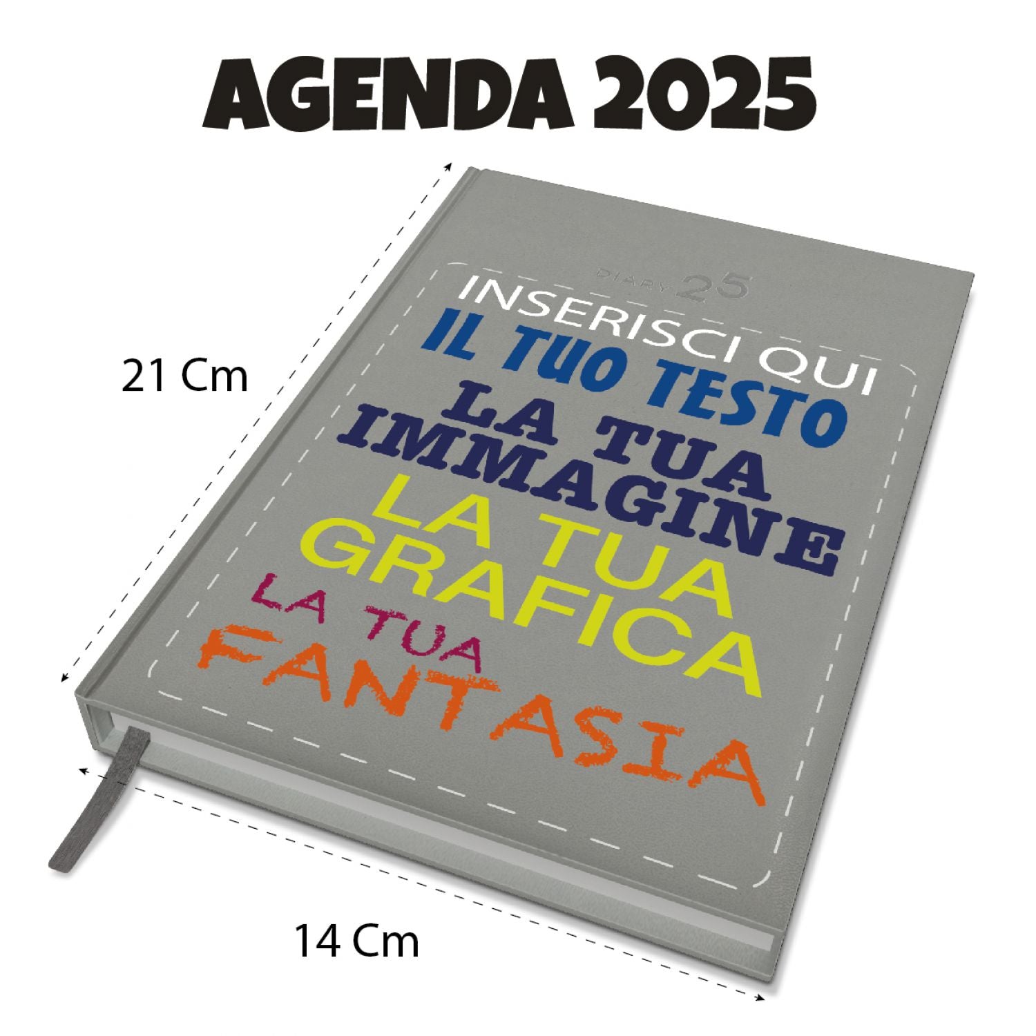 Gruppo veneziano - Agenda personalizzata 2025 - Personalizza ora la tua Agenda 2025 con Nomi , testo , logo - 100% made in italy