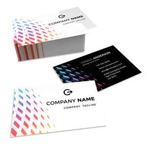 Biglietti da visita personalizzati 100pz - Biglietti da visita personalizzati con logo-immagini e testi - 100% made in italy