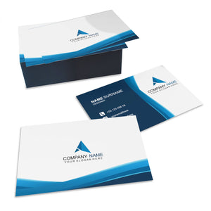 Biglietti da visita personalizzati 100pz - Biglietti da visita personalizzati con logo-immagini e testi - 100% made in italy