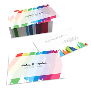 Biglietti da visita personalizzati 100pz - Biglietti da visita personalizzati con logo-immagini e testi - 100% made in italy