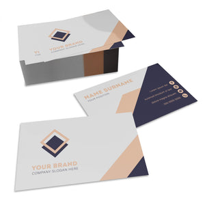 Biglietti da visita personalizzati 100pz - Biglietti da visita personalizzati con logo-immagini e testi - 100% made in italy