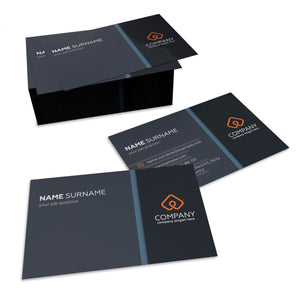 Biglietti da visita personalizzati 100pz - Biglietti da visita personalizzati con logo-immagini e testi - 100% made in italy