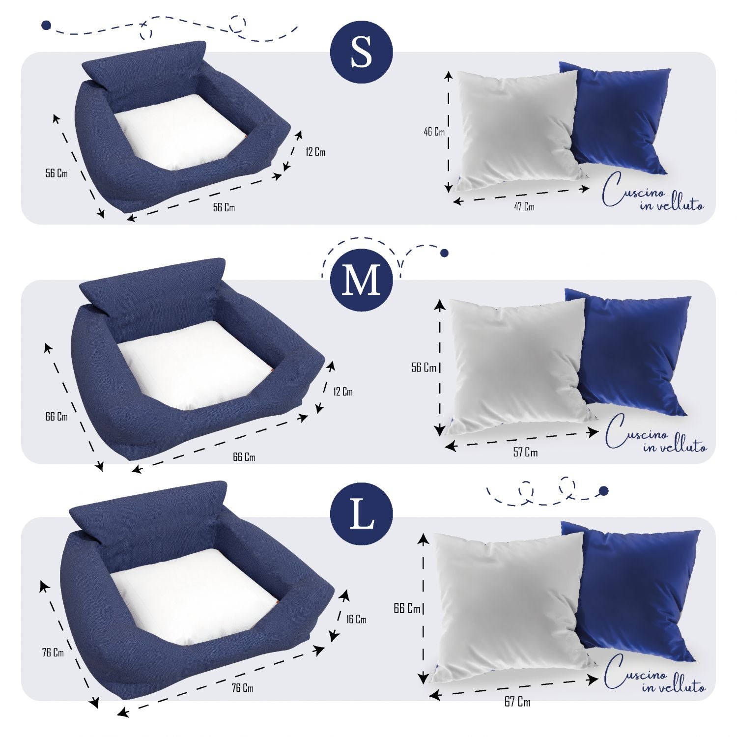 Gruppo veneziano - Cuccia per cane e gatto personalizzata - cuccia personalizzabile con foto testi loghi - 100% Made in Italy