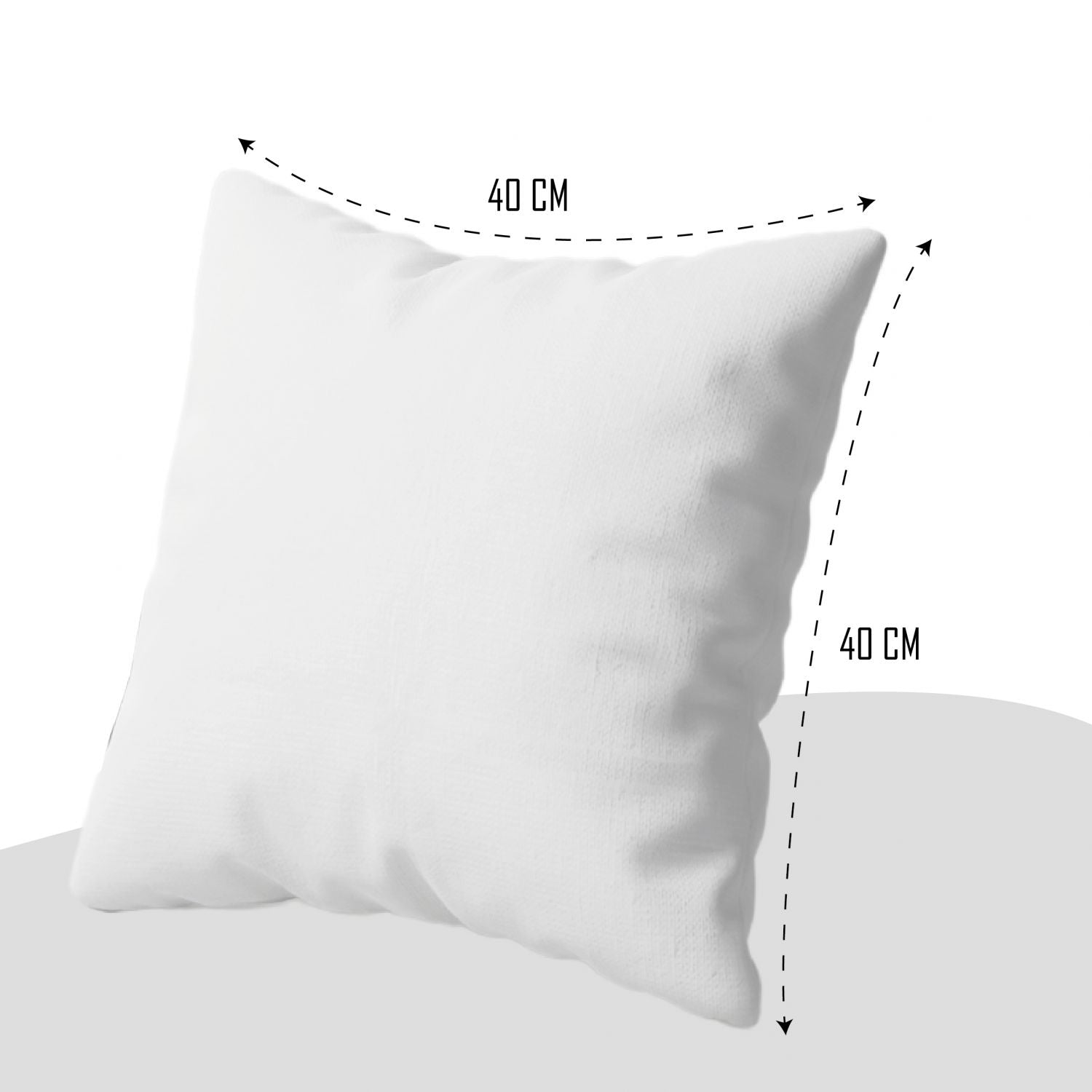 Cuscino personalizzato 40x40 con imbottitura - cuscino personalizzato con imbottitura - personalizza ora con testi , loghi o immagini - 100% made in italy