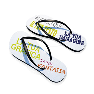 Ciabatte infradito personalizzate - personalizza ora con immagini , loghi o testi