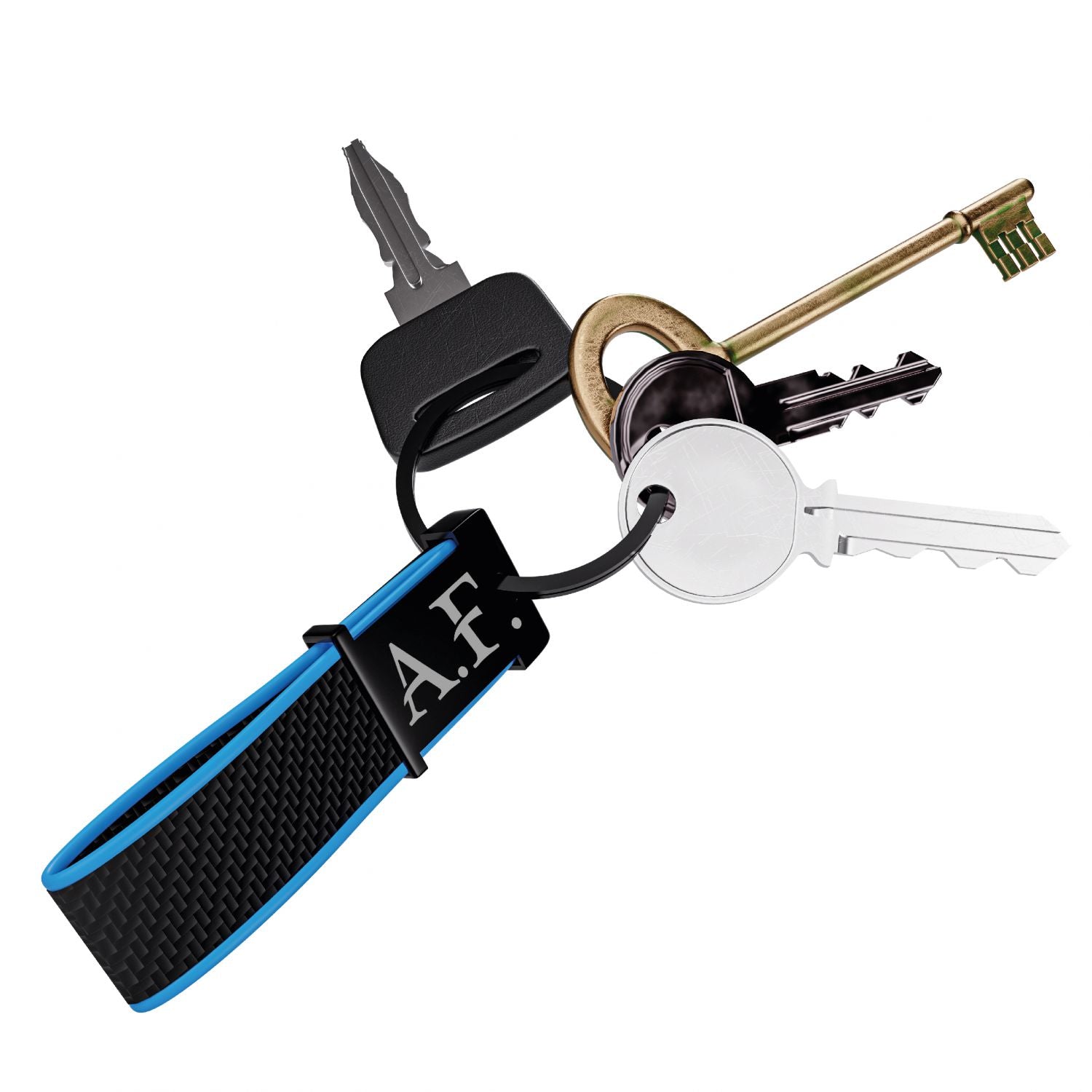 Portachiavi personalizzato uomo donna - portachiavi personalizzabile per auto , casa ideale per regalo , lavoro e uso quotidiano - 100% Made in Italy