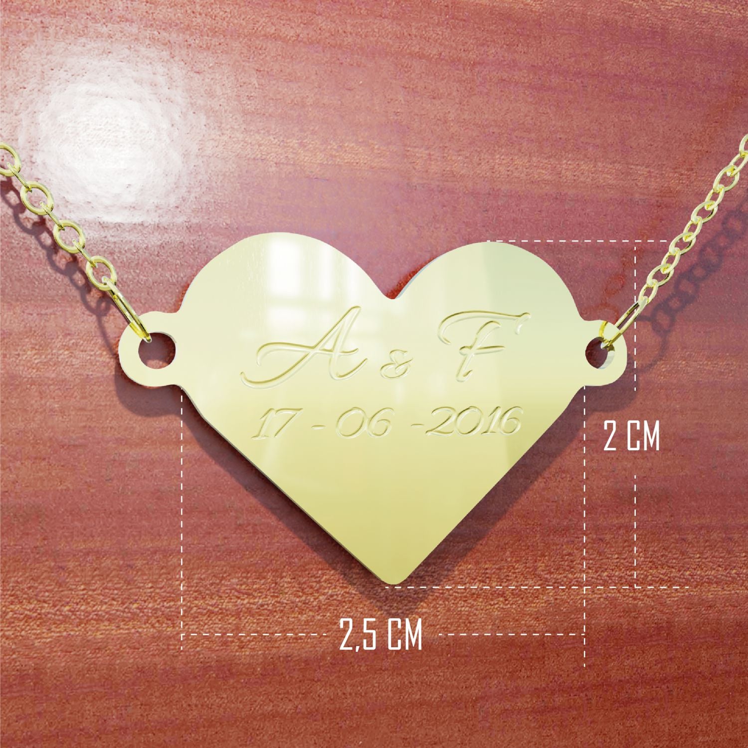 Collana personalizzata con nome , iniziali - collana personalizzabile incisione laser , iniziali , nome - ideale per regalo , san Valentino , festa della mamma - 100% made in italy