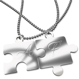 Collana personalizzata con nome , iniziali - collana personalizzabile incisione laser , iniziali , nome - ideale per regalo , san Valentino , festa della mamma - 100% made in italy