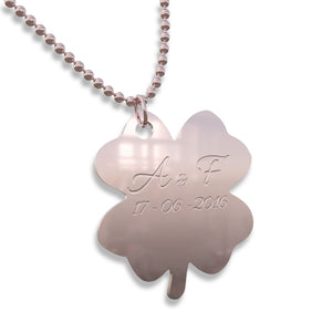 Collana personalizzata con nome , iniziali - collana personalizzabile incisione laser , iniziali , nome - ideale per regalo , san Valentino , festa della mamma - 100% made in italy