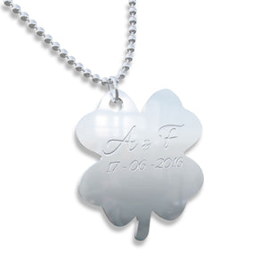 Collana personalizzata con nome , iniziali - collana personalizzabile incisione laser , iniziali , nome - ideale per regalo , san Valentino , festa della mamma - 100% made in italy