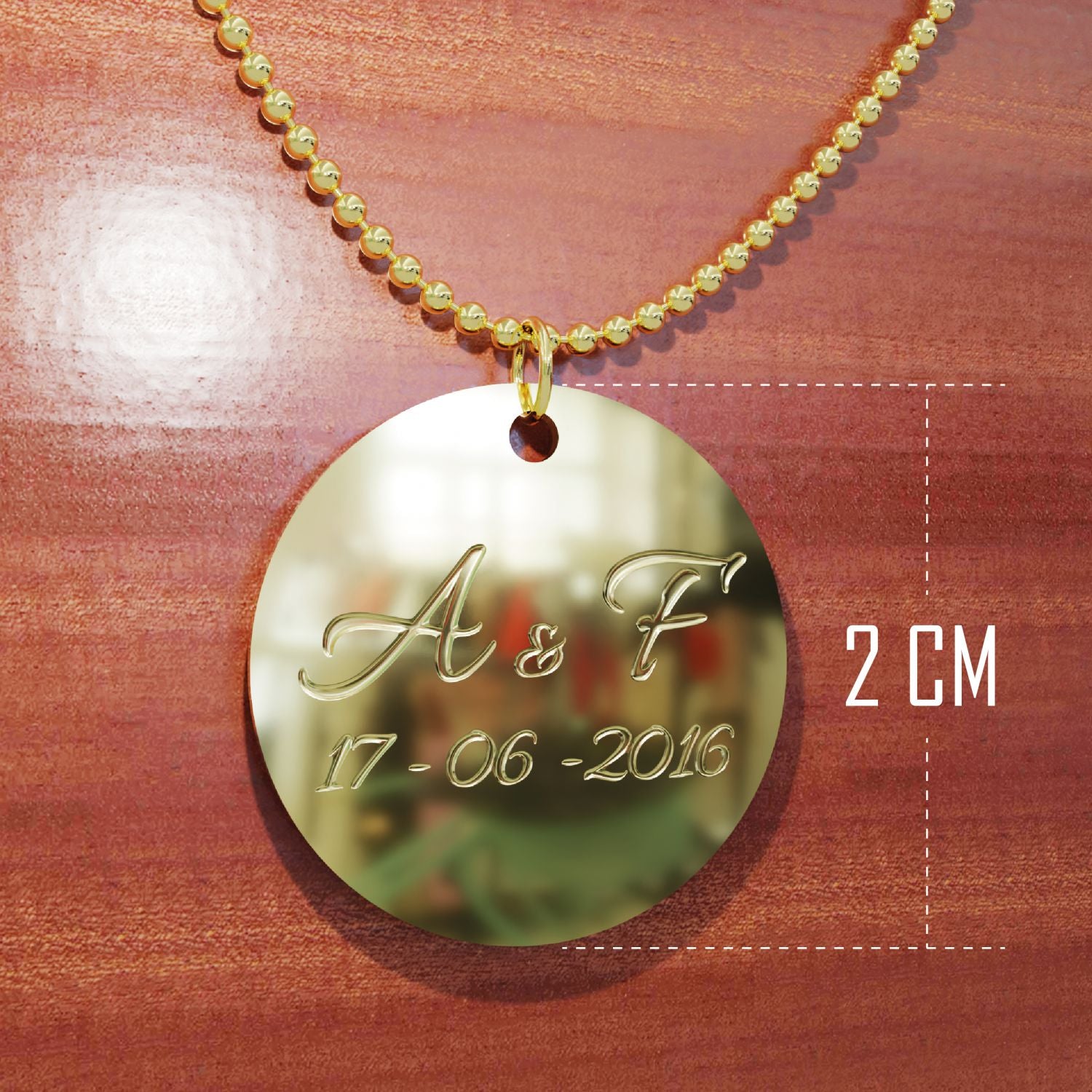 Collana personalizzata con nome , iniziali - collana personalizzabile incisione laser , iniziali , nome - ideale per regalo , san Valentino , festa della mamma - 100% made in italy