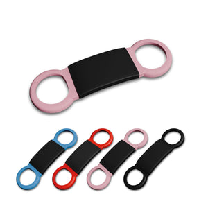 Targhetta Cane Personalizzata - Targhetta in silicone Personalizzabile con incisione laser - ideale per collari , borse , zaini ecc - 100% made in italy