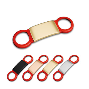 Targhetta Cane Personalizzata - Targhetta in silicone Personalizzabile con incisione laser - ideale per collari , borse , zaini ecc - 100% made in italy