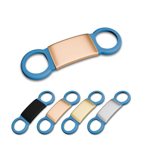 Targhetta Cane Personalizzata - Targhetta in silicone Personalizzabile con incisione laser - ideale per collari , borse , zaini ecc - 100% made in italy