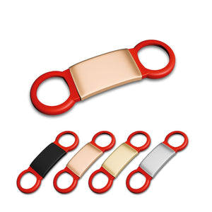 Targhetta Cane Personalizzata - Targhetta in silicone Personalizzabile con incisione laser - ideale per collari , borse , zaini ecc - 100% made in italy