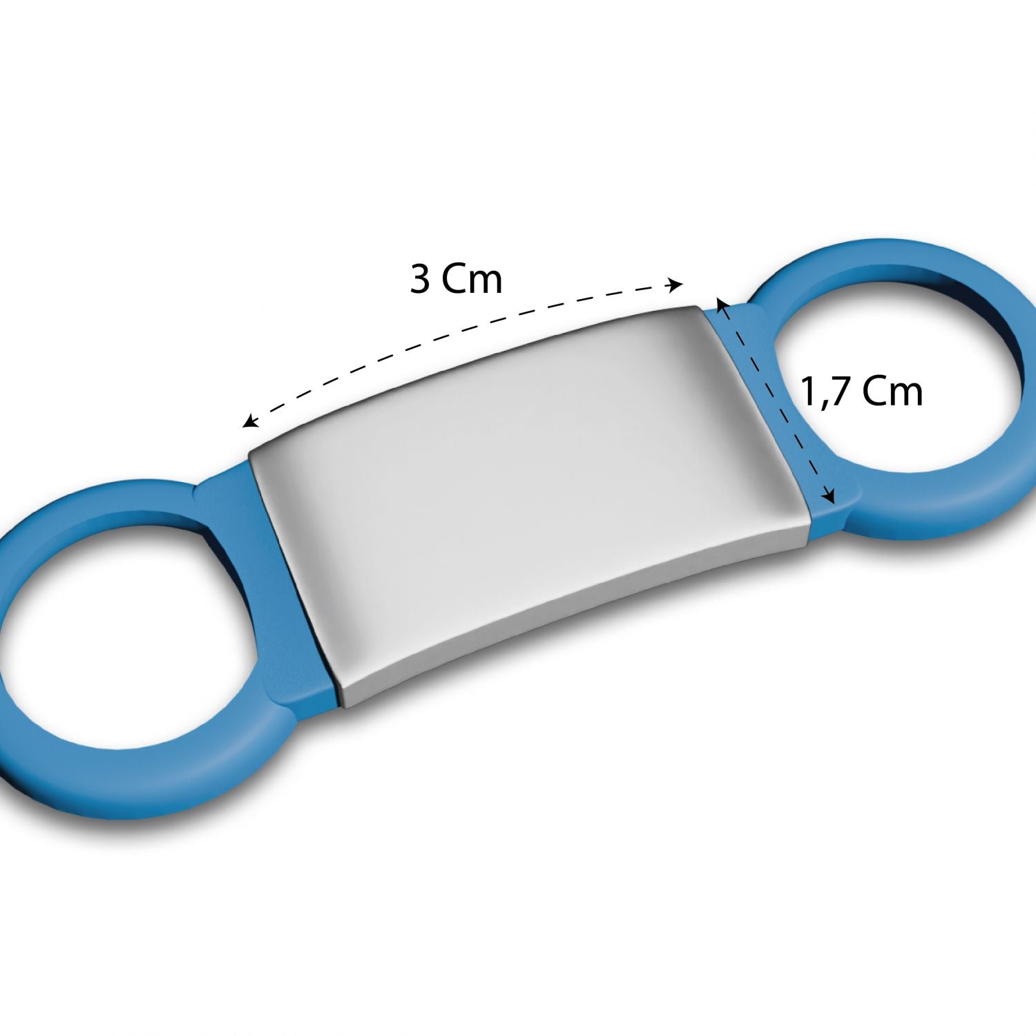 Targhetta Cane Personalizzata - Targhetta in silicone Personalizzabile con incisione laser - ideale per collari , borse , zaini ecc - 100% made in italy