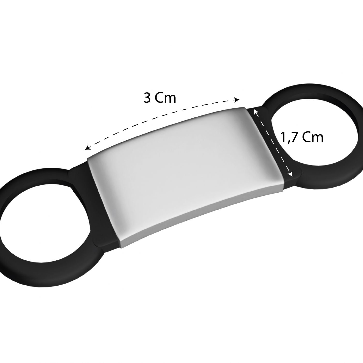 Targhetta Cane Personalizzata - Targhetta in silicone Personalizzabile con incisione laser - ideale per collari , borse , zaini ecc - 100% made in italy