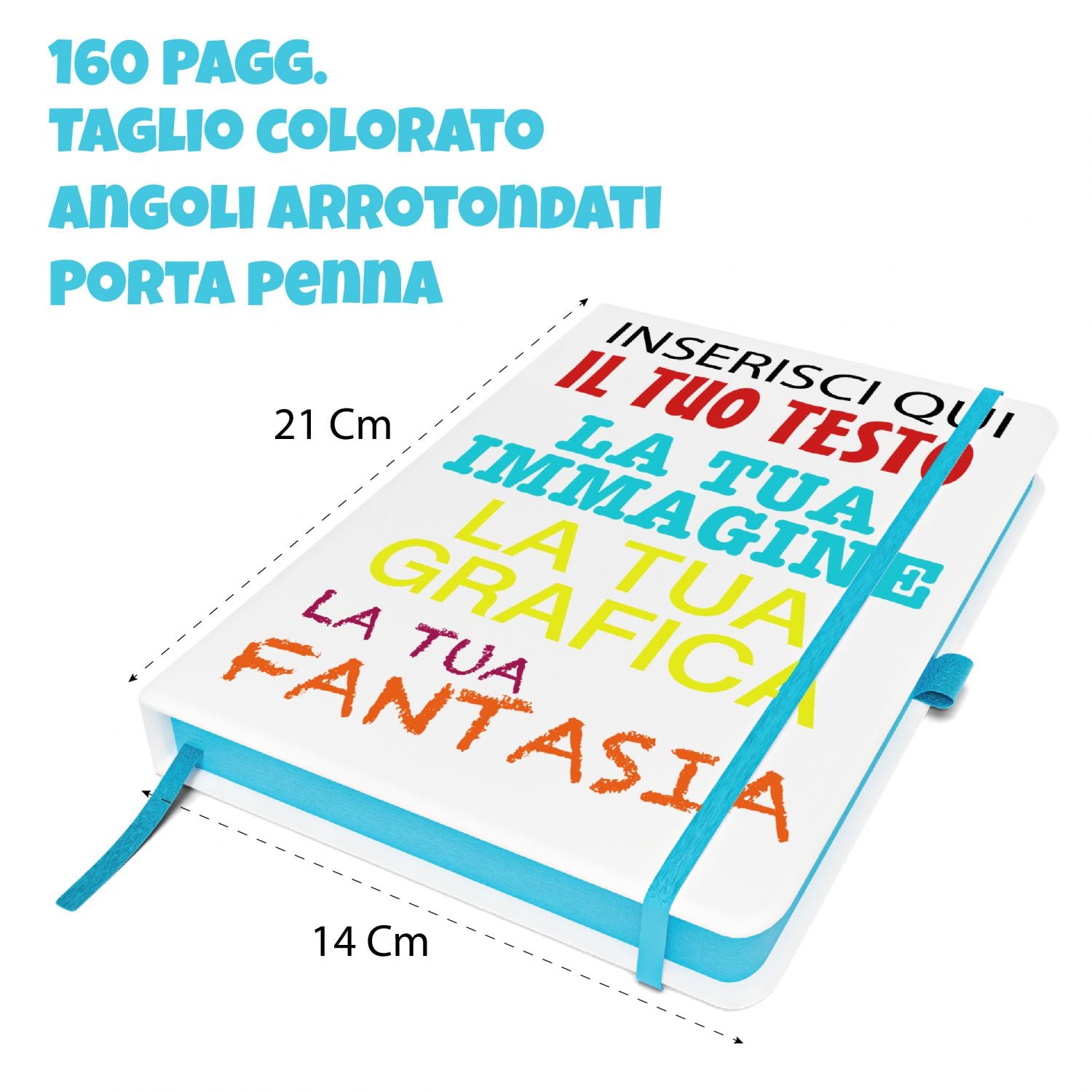 Block notes personalizzato - personalizza ora il tuo Block notes con testo , loghi , immagini - 100% made in italy