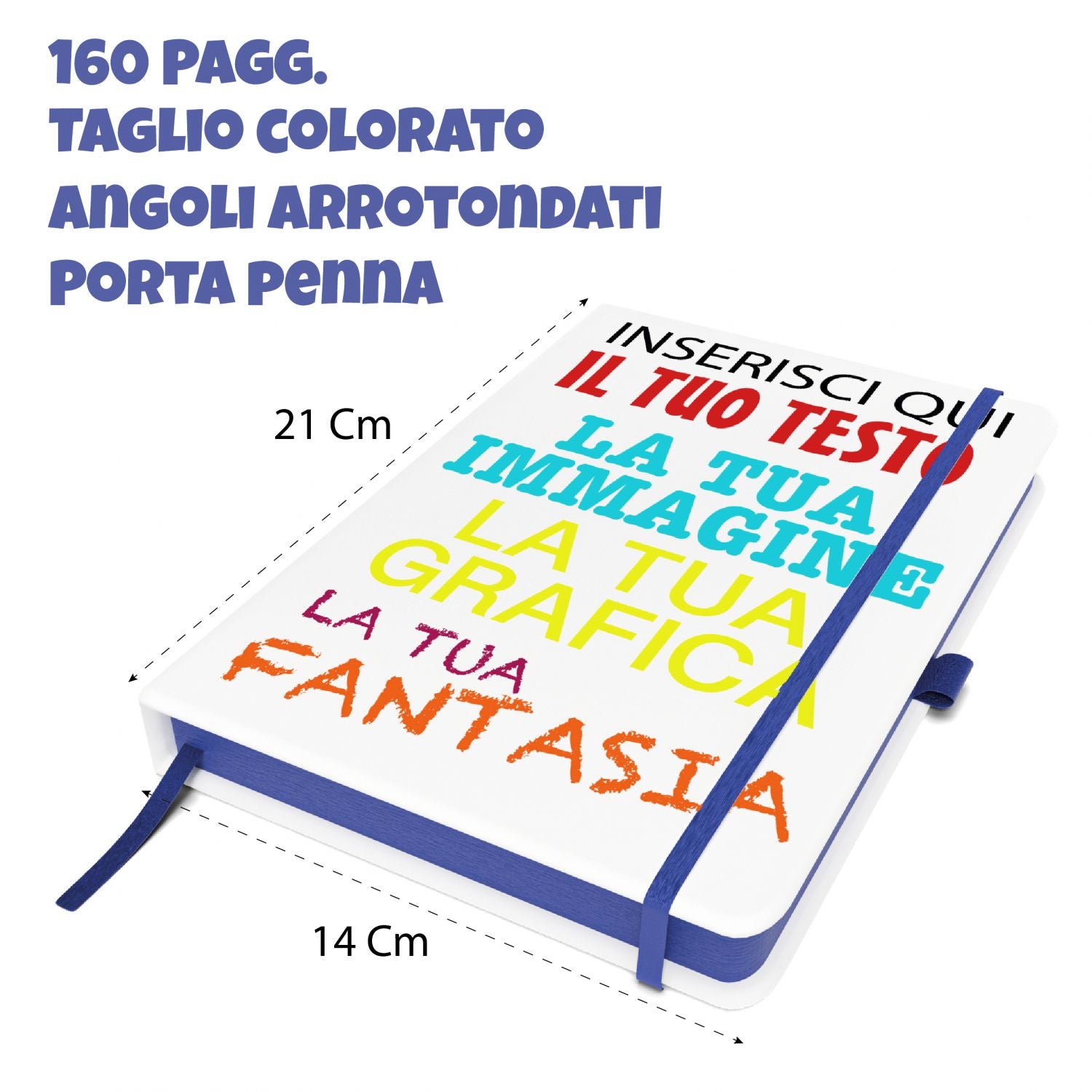 Block notes personalizzato - personalizza ora il tuo Block notes con testo , loghi , immagini - 100% made in italy