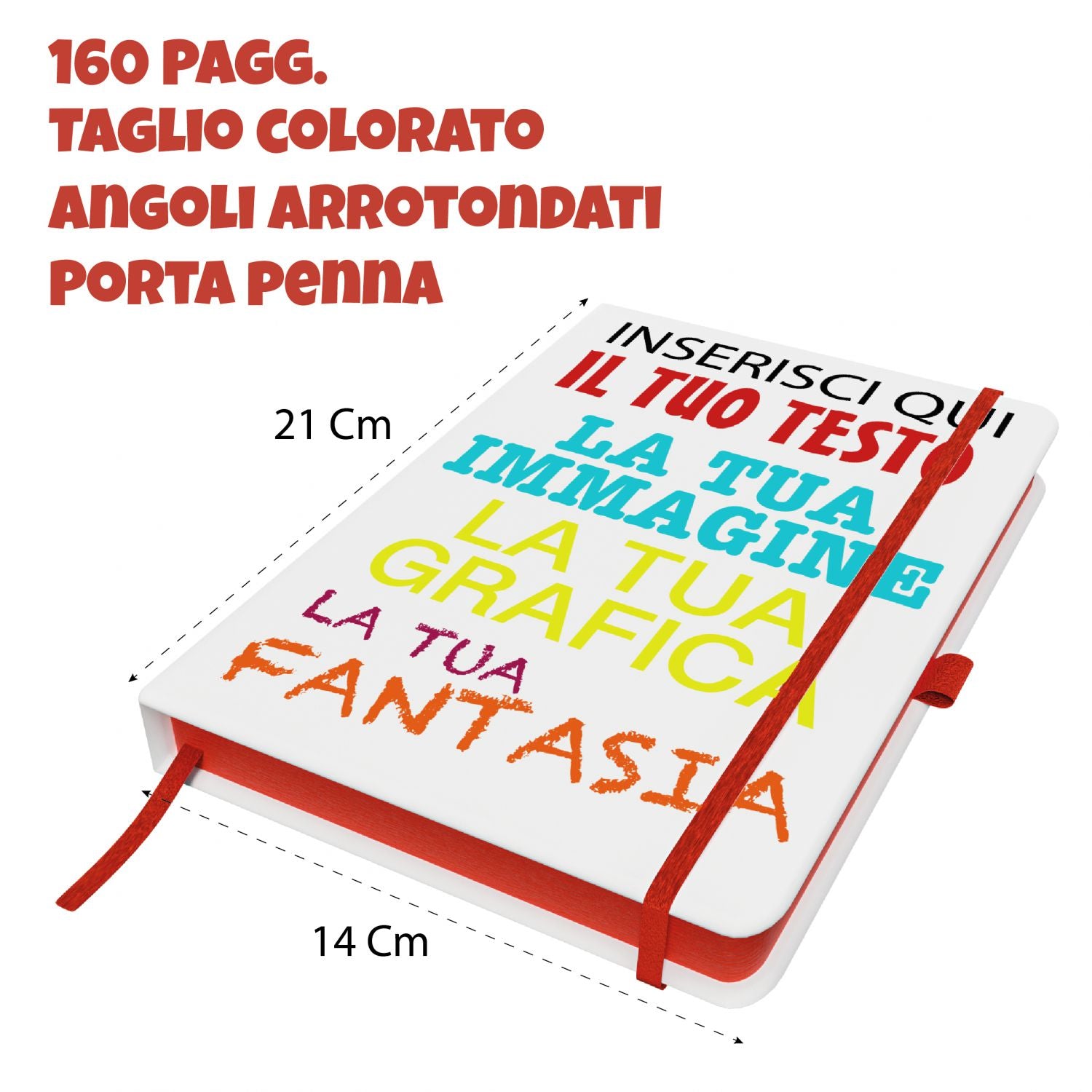 Block notes personalizzato - personalizza ora il tuo Block notes con testo , loghi , immagini - 100% made in italy