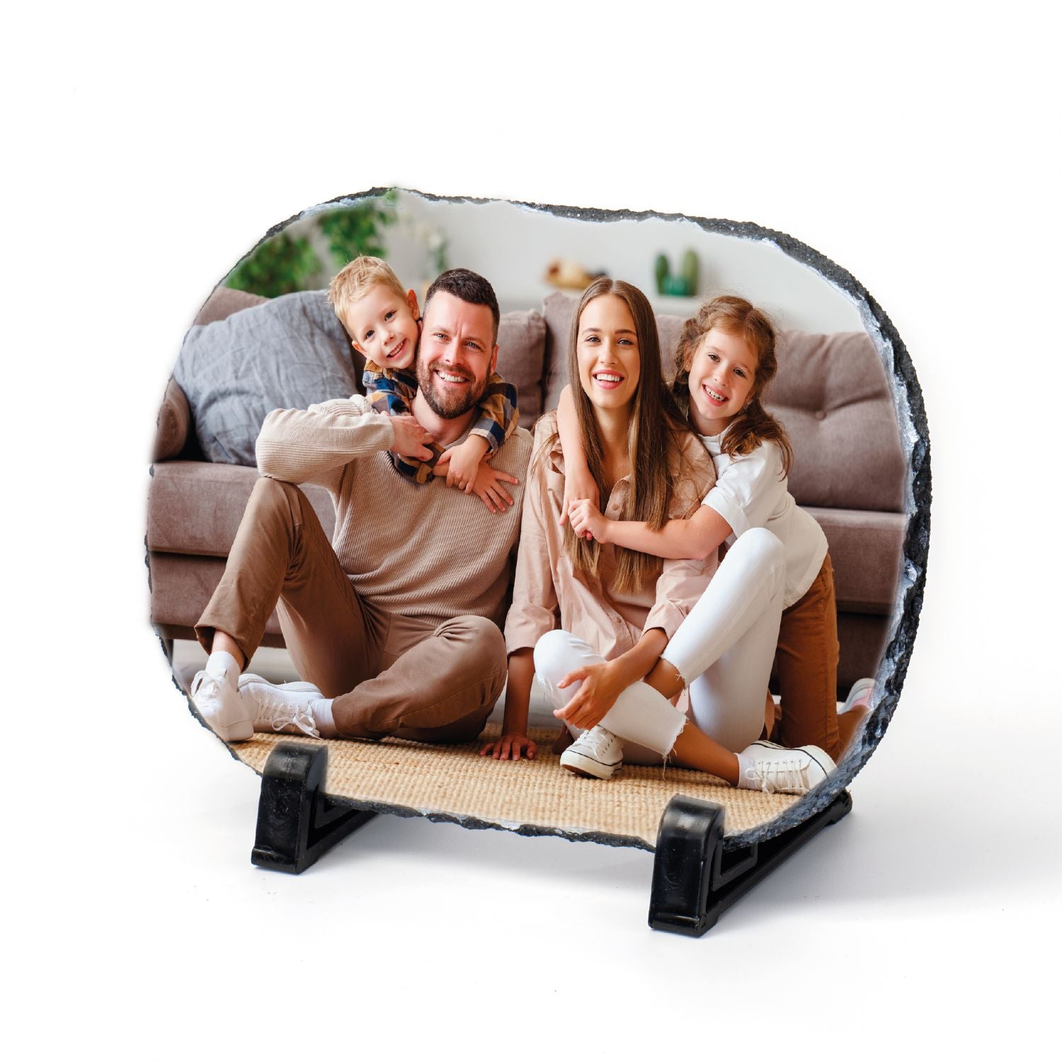 Pietra Personalizzata , Personalizza ora la tua Pietra , in dotazione piedini per il supporto - 100% Made in Italy.