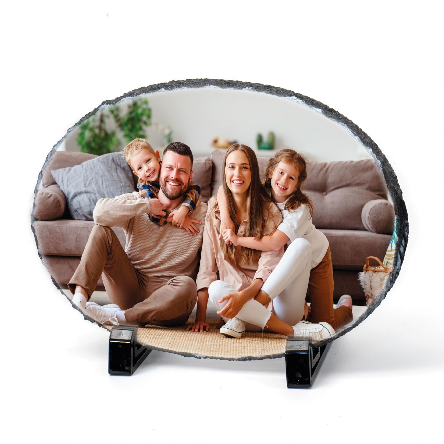 Pietra Personalizzata , Personalizza ora la tua Pietra , in dotazione piedini per il supporto - 100% Made in Italy.