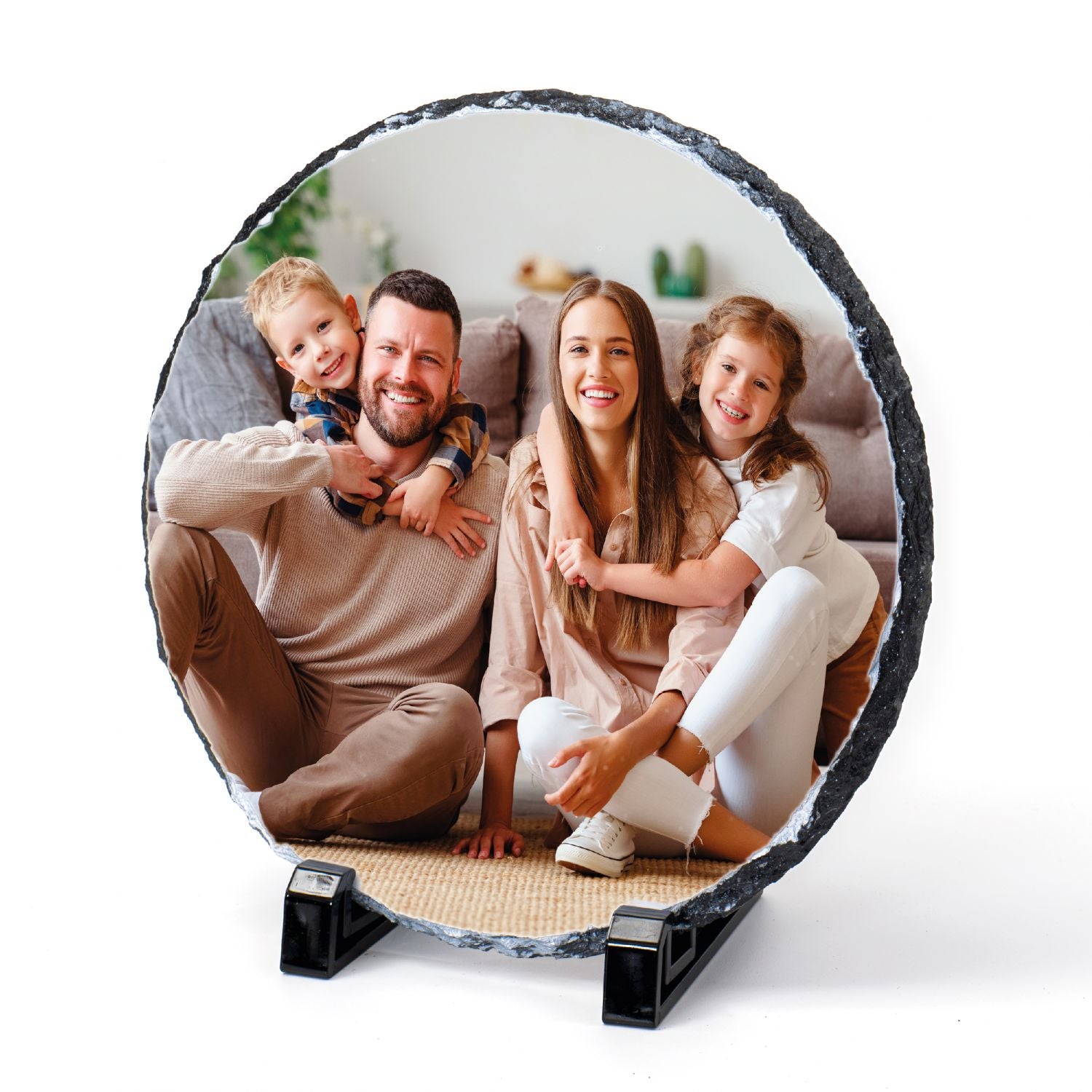Pietra Personalizzata , Personalizza ora la tua Pietra , in dotazione piedini per il supporto - 100% Made in Italy.