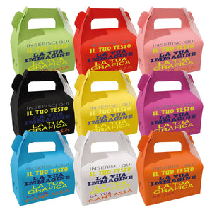 Gruppo Veneziano-24pz scatolina compleanno personalizzata - scatolina per compleanno personalizzabile con testi-loghi e o immagini - 100% Made in Italy