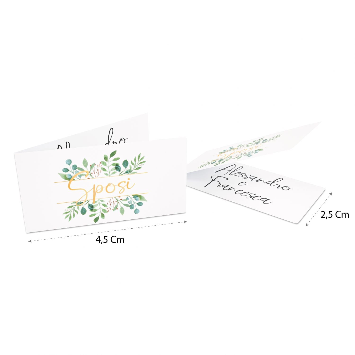 Scatolina portaconfetti Personalizzata Matrimonio 24 pezzi - 24 scatoline personalizzate + 24 bigliettini bomboniera personalizzati - nastrino in raso incluso per ogni confezione