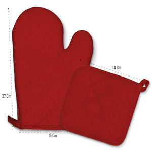 Set Guanto+Presina personalizzabile - Personalizza Ora il tuo set da cucina Guanto+Presina - 100% made in italy