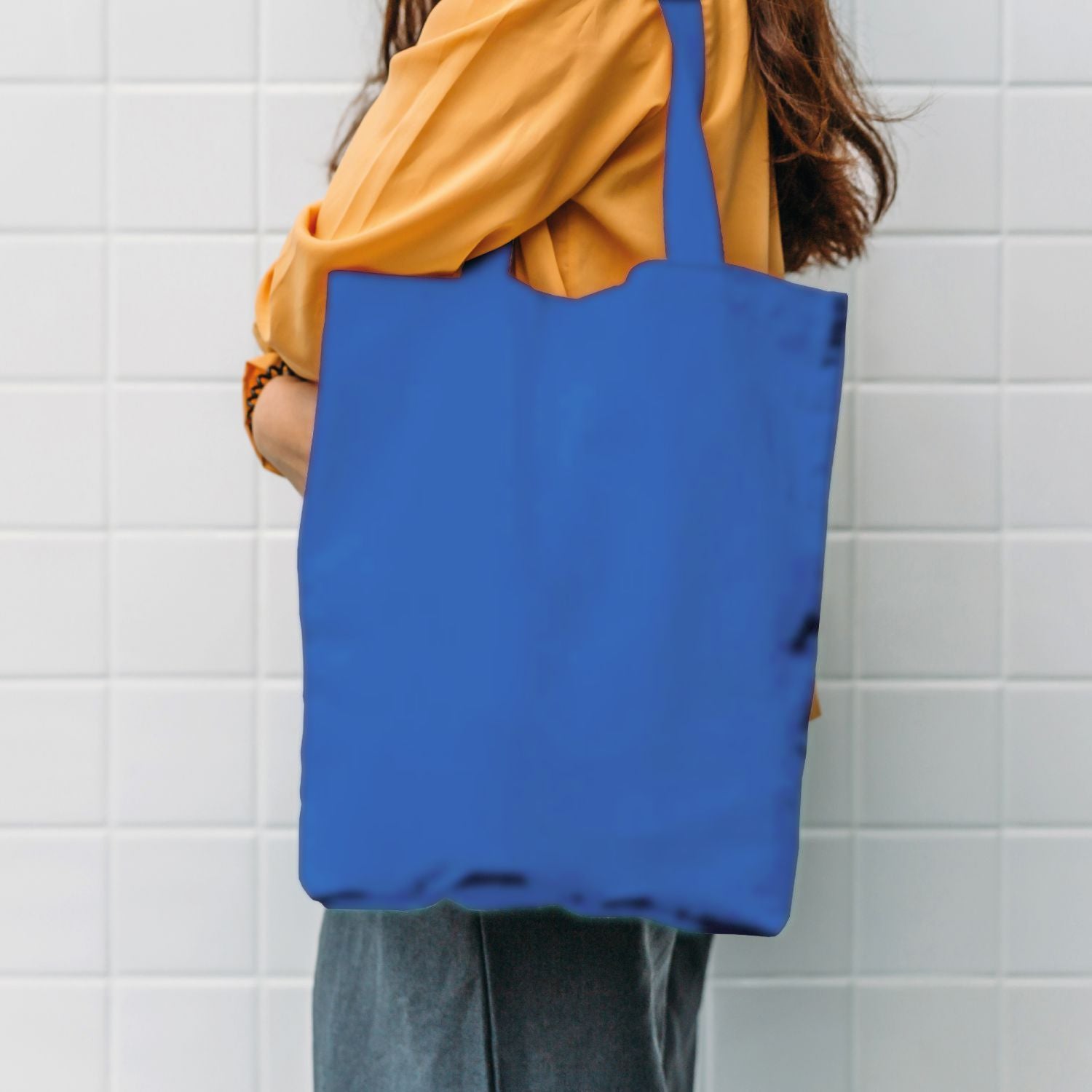 Shopper Personalizzata 100% cotone 140gr mq - Shopper Personalizzabile 39x41 - manici lunghi e comfort - 100% Made in Italy