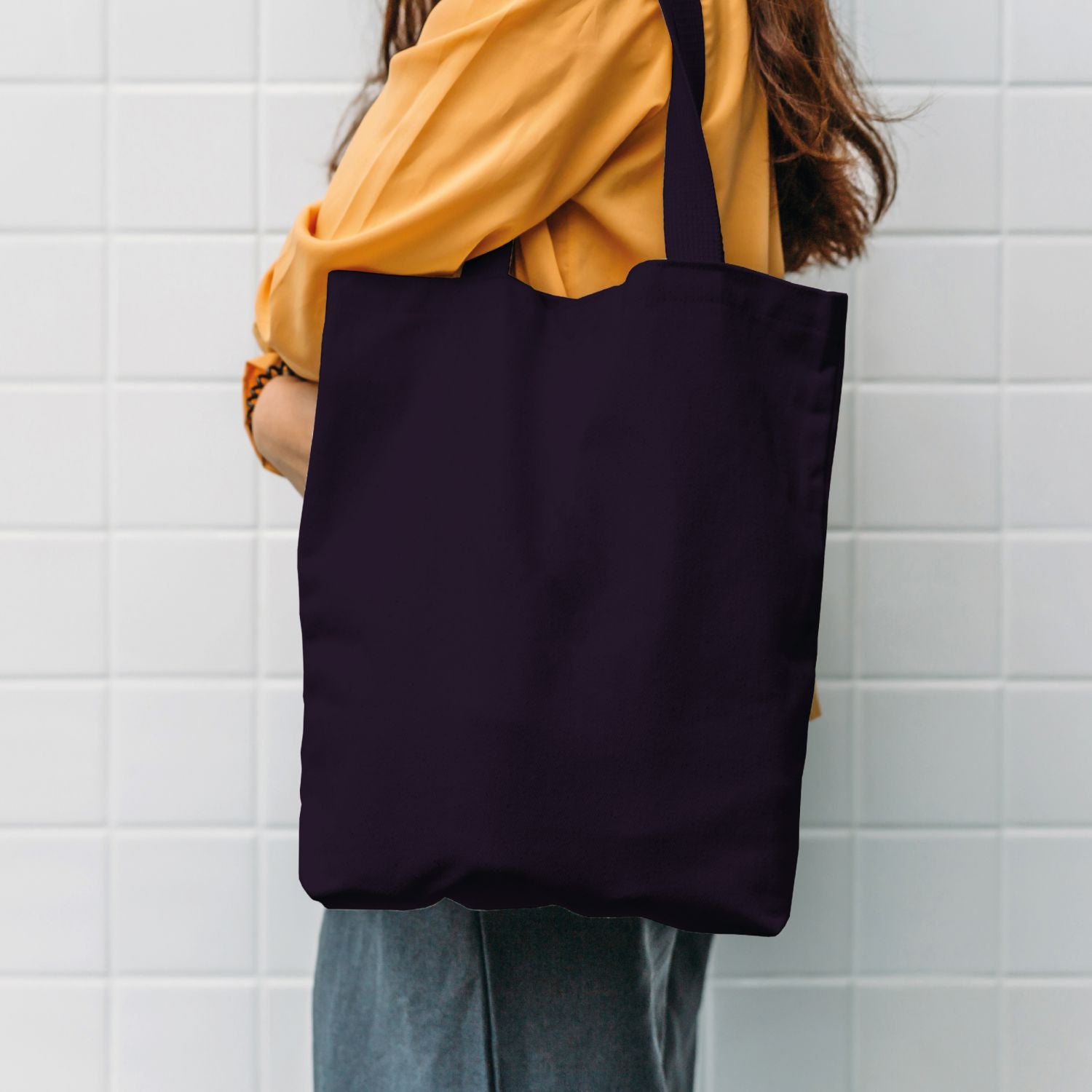 Shopper Personalizzata 100% cotone 140gr mq - Shopper Personalizzabile 39x41 - manici lunghi e comfort - 100% Made in Italy