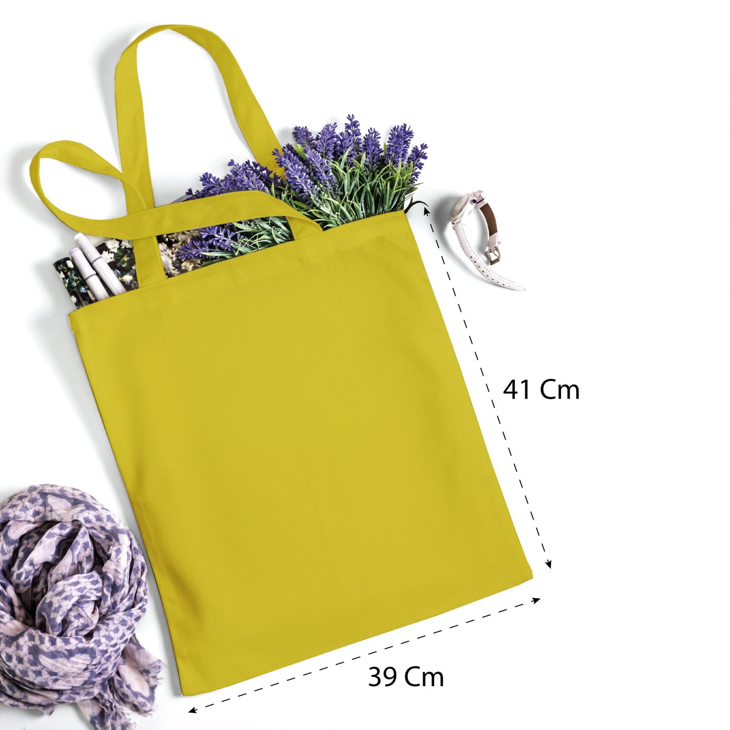 Shopper Personalizzata 100% cotone 140gr mq - Shopper Personalizzabile 39x41 - manici lunghi e comfort - 100% Made in Italy