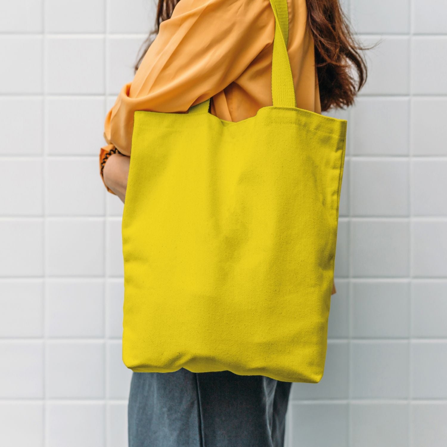 Shopper Personalizzata 100% cotone 140gr mq - Shopper Personalizzabile 39x41 - manici lunghi e comfort - 100% Made in Italy