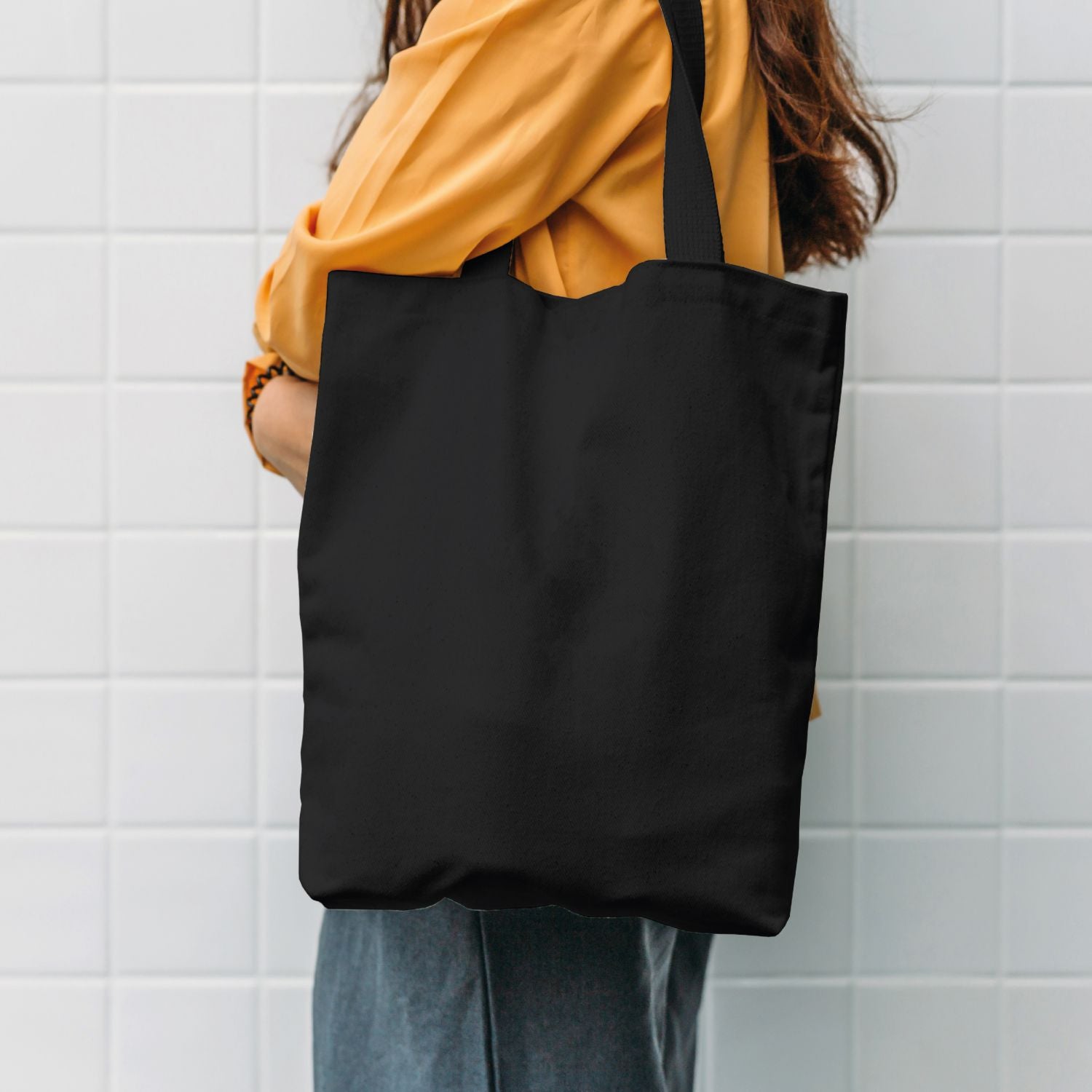 Shopper Personalizzata 100% cotone 140gr mq - Shopper Personalizzabile 39x41 - manici lunghi e comfort - 100% Made in Italy