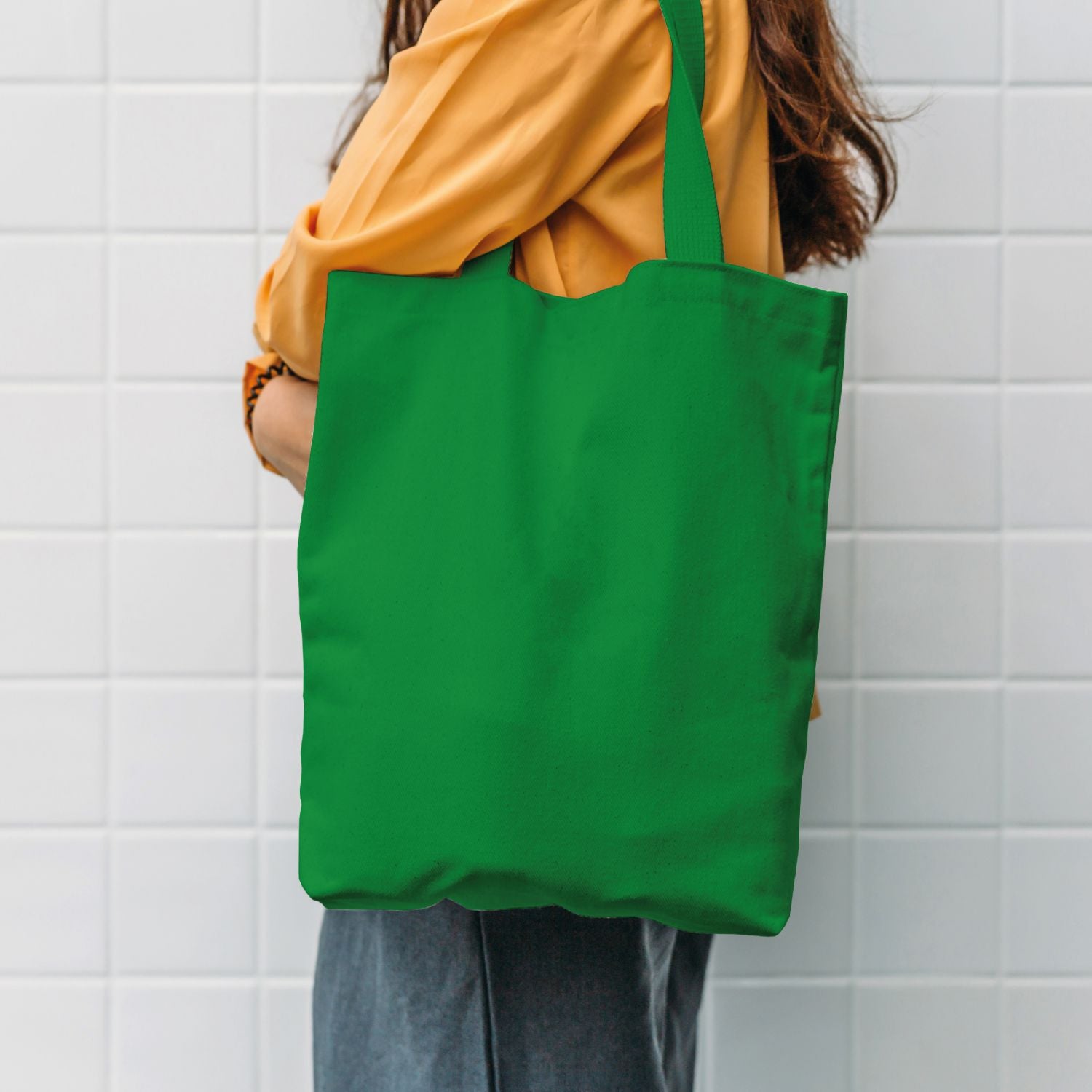 Shopper Personalizzata 100% cotone 140gr mq - Shopper Personalizzabile 39x41 - manici lunghi e comfort - 100% Made in Italy