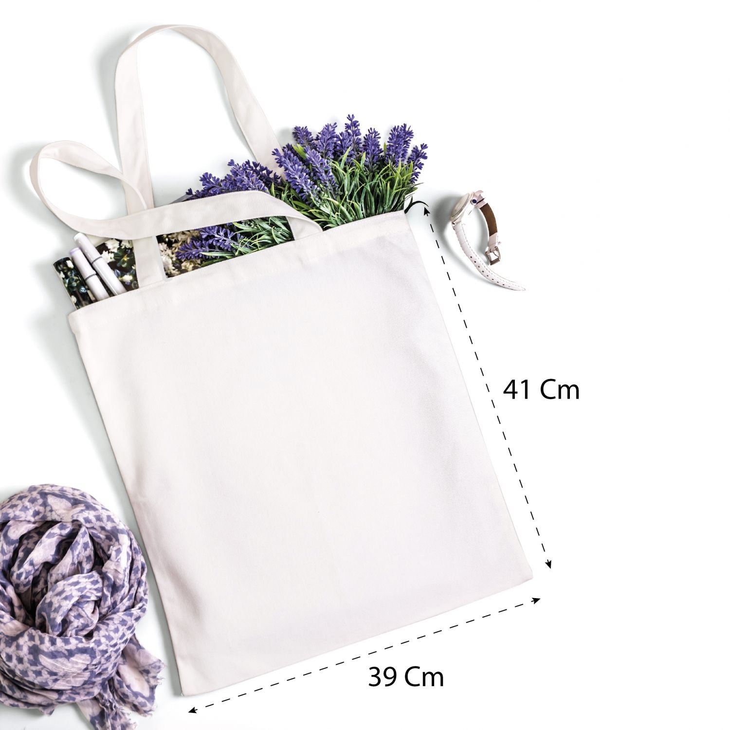 Shopper Personalizzata 100% cotone 140gr mq - Shopper Personalizzabile 39x41 - manici lunghi e comfort - 100% Made in Italy