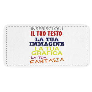 Tappetino Mouse Pad personalizzato con testo e foto , logo , grafica - tappetino mouse personalizzabile - 100% made in italy